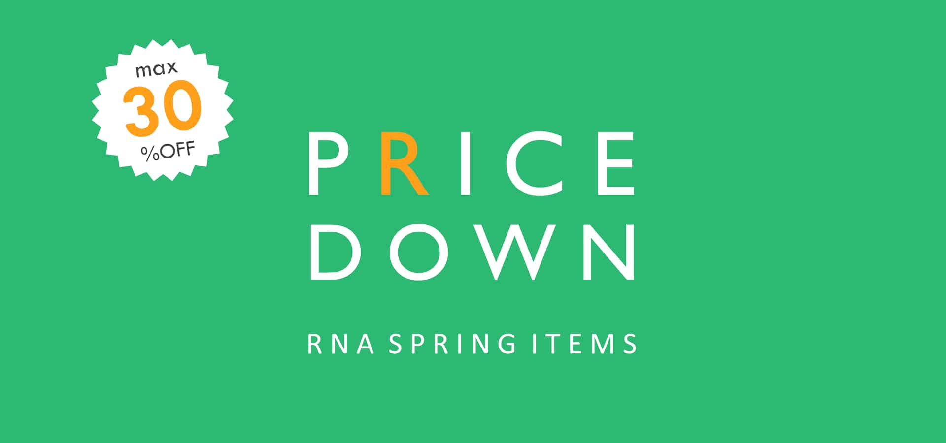 RNA PRICE DOWN