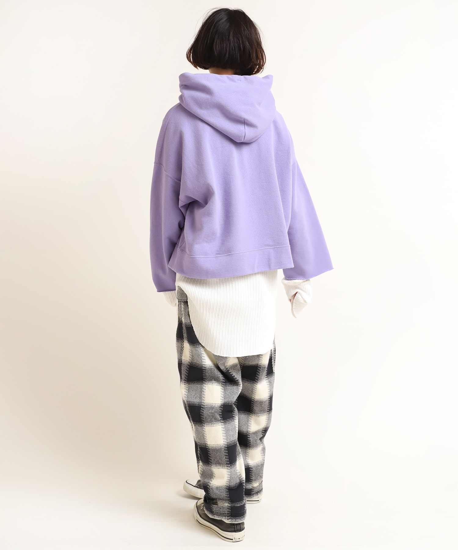 M1586 カレッジロゴワイドパーカー M 杢グレー トップス Rna Online Store アールエヌエー公式通販