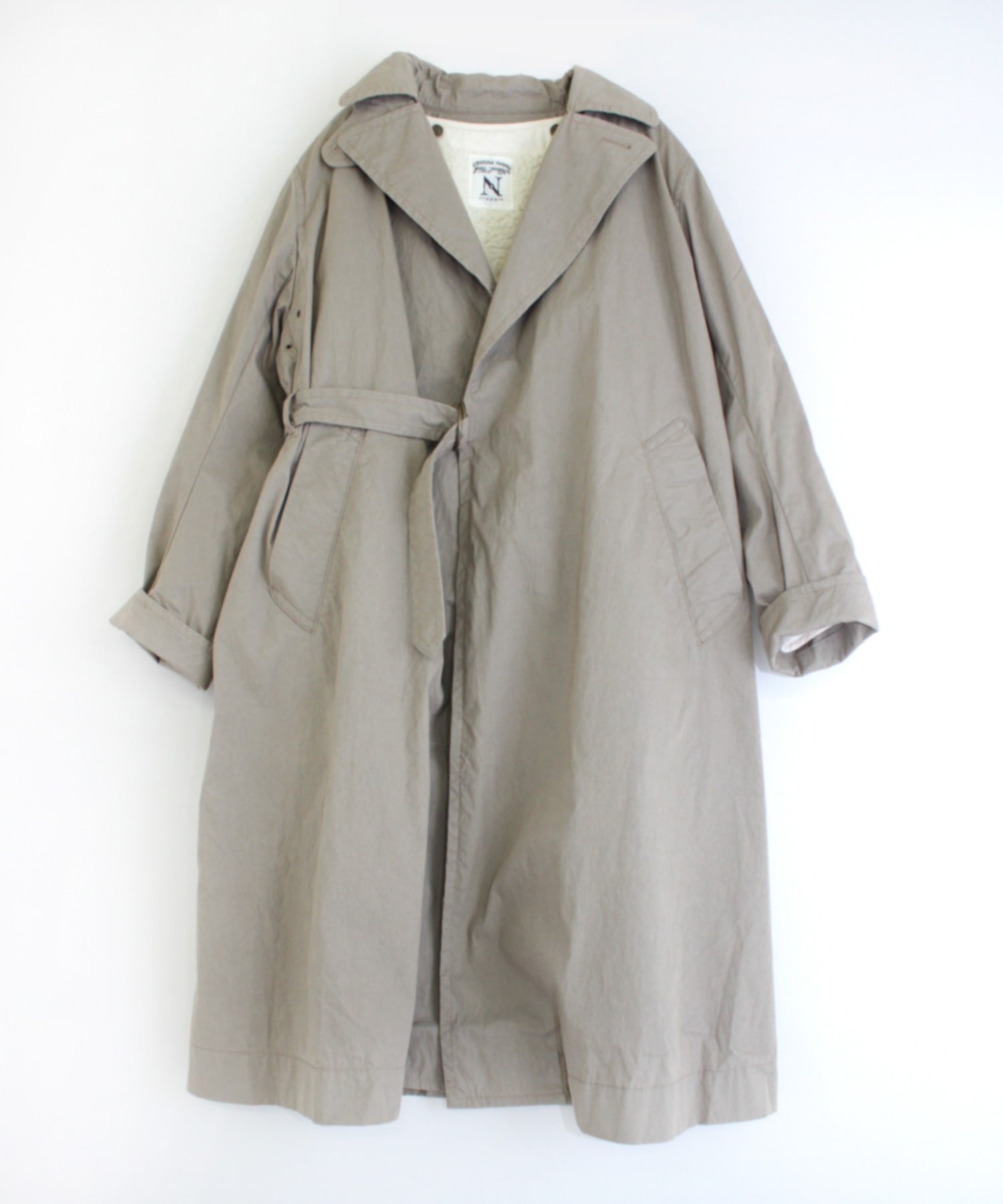 C0665 Newタイロッケンコート M グレージュ アウター Rna Online Store アールエヌエー公式通販