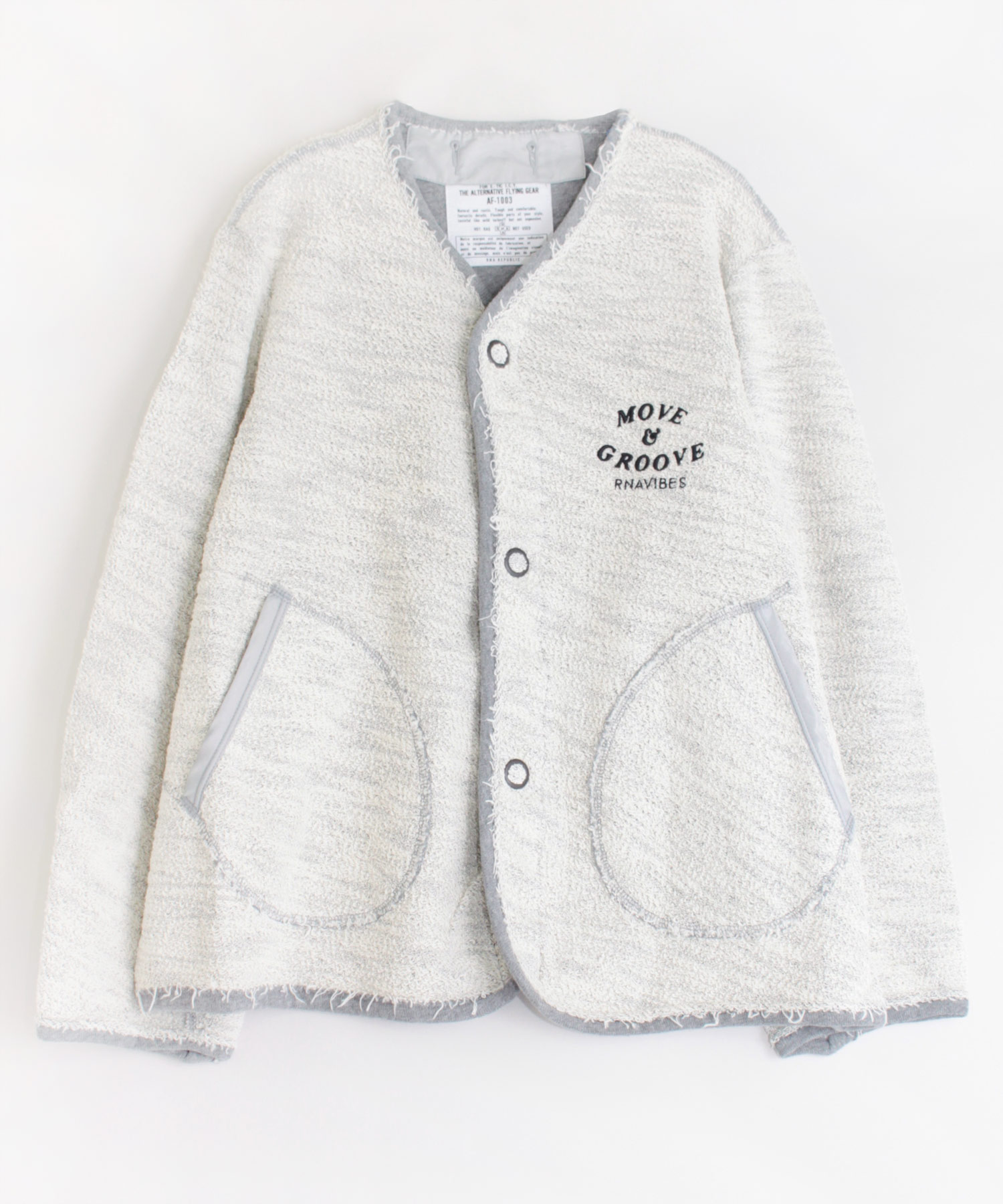M1230 もふもふカーデ M グレー系 トップス Rna Online Store アールエヌエー公式通販