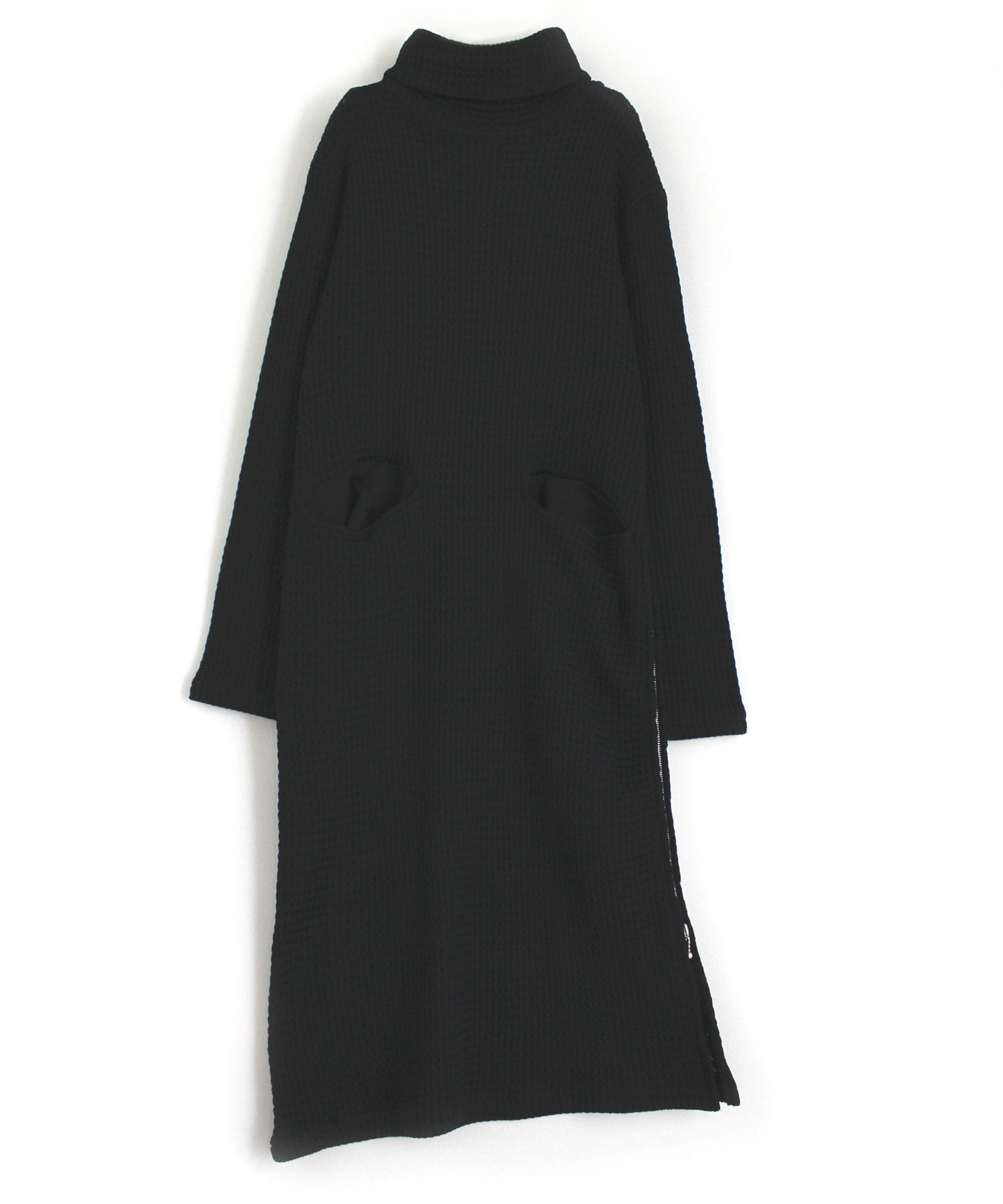 M1552 Bigワッフルワンピース M ブラック ワンピース Rna Online Store アールエヌエー公式通販