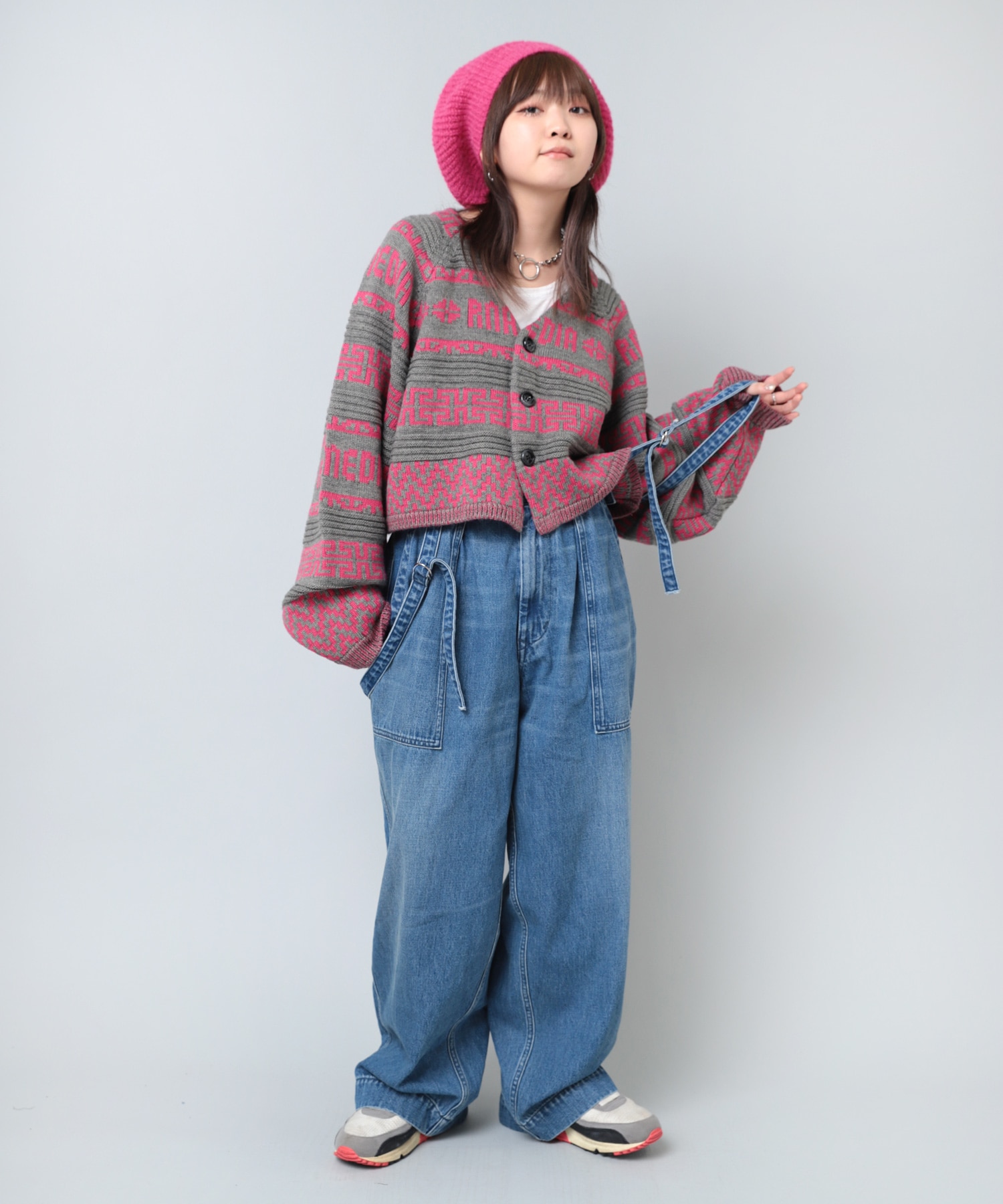 新色追加！ Stussy L レア♡未使用RNAオリジナルチェックカーディガン