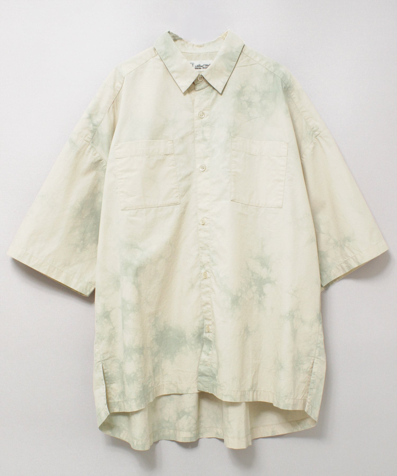 【6月上旬納期】B2835 タイダイオーバーサイズシャツ