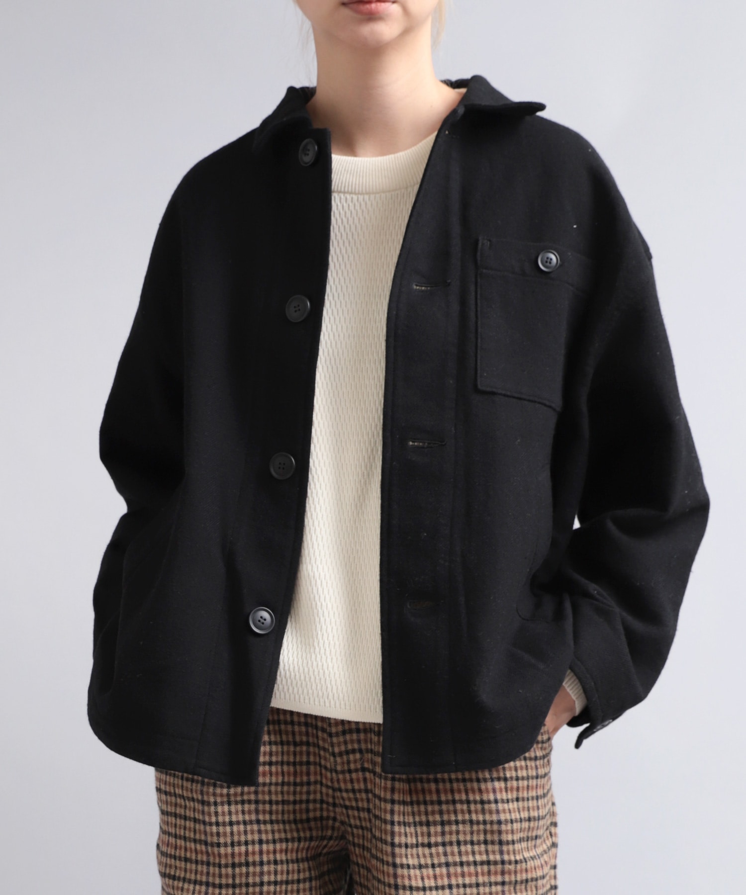 J2022 Cotton Woolワークジャケット