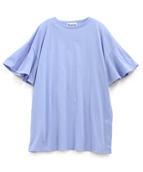 M0699 フレアスリーブクルーTシャツ