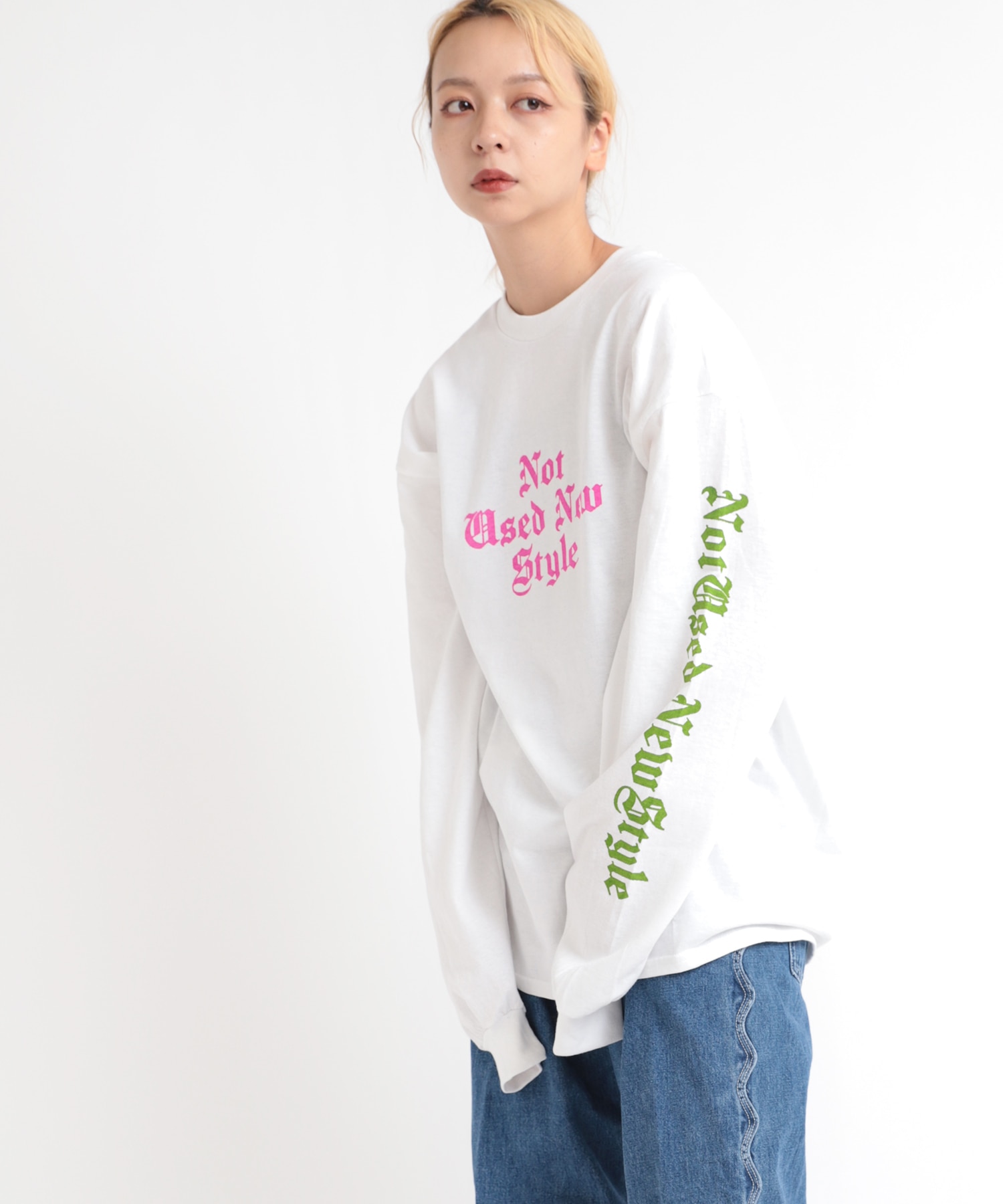 M1947 NOT USED プリント BIG-Tシャツ