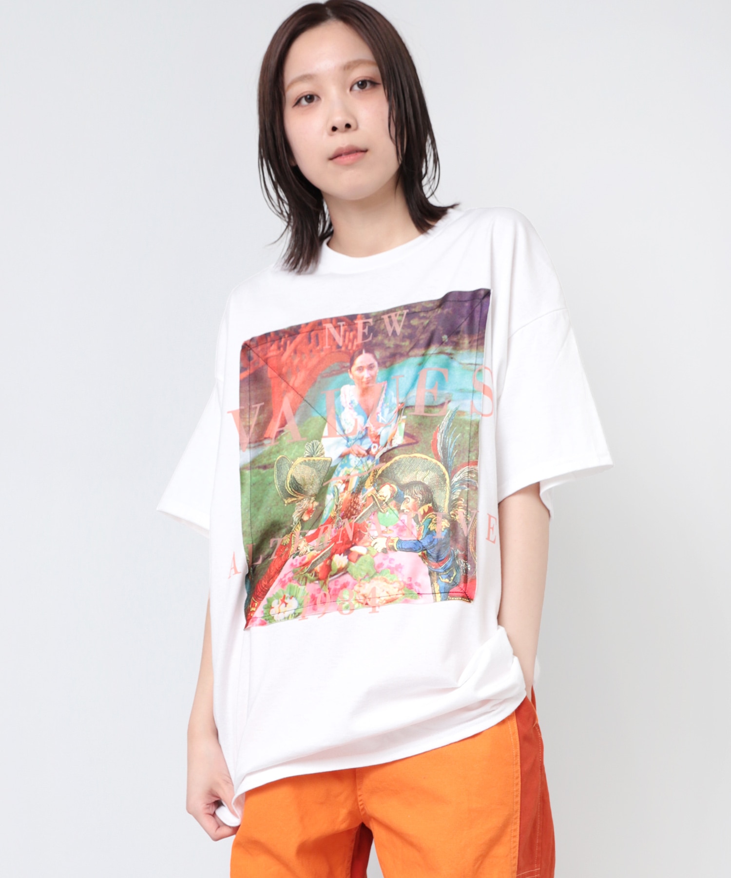 【5月中旬納期】M2070 貴族柄パッチTEE