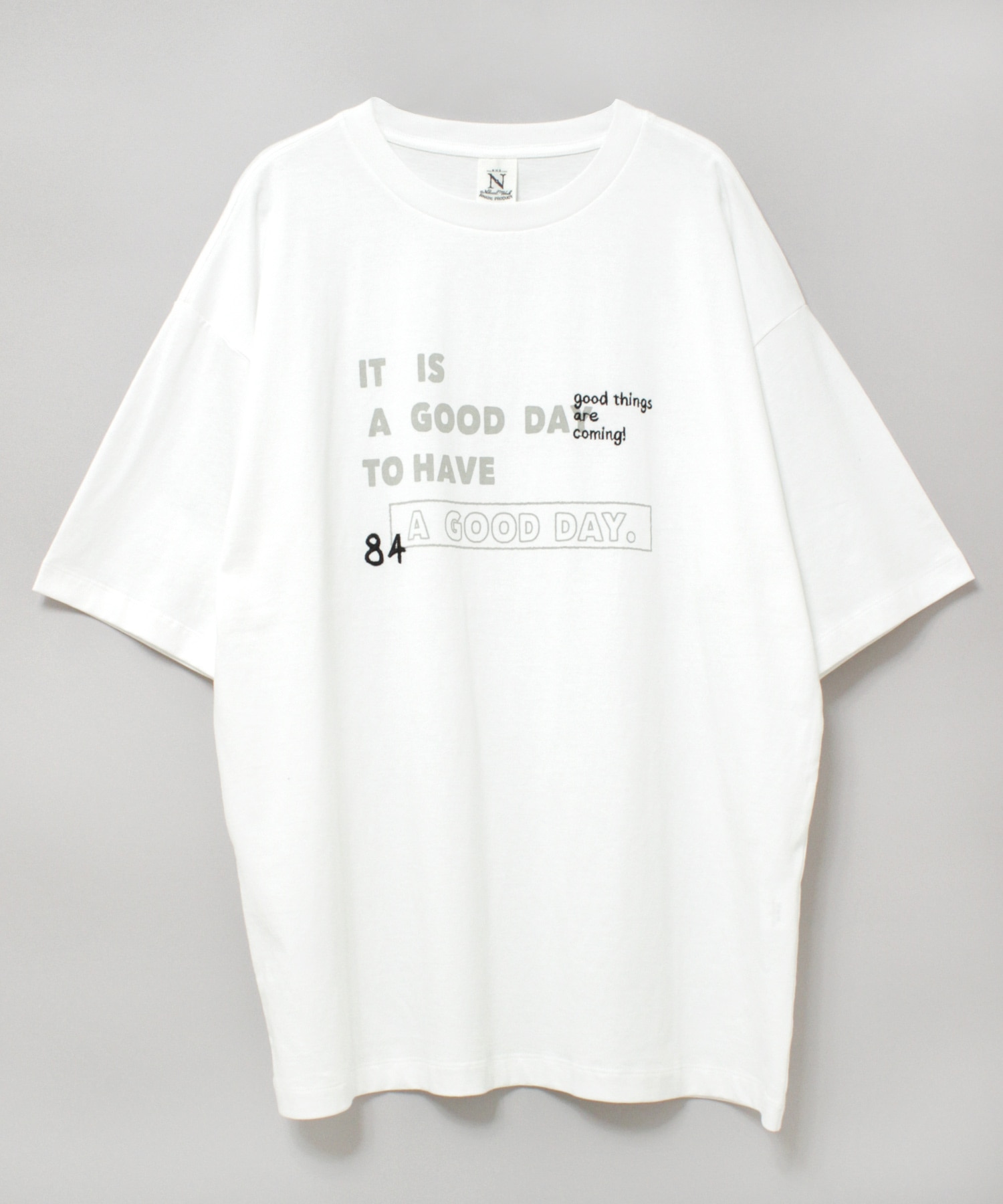 【5月中旬納期】M2224 A GOOD DAYロゴTシャツ